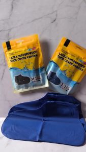 QCF 1 PCS Jas Hujan Sepatu Cover Shoes Sepatu Anti Hujan Rain Shoes Pelindung Sepatu Anti Air Hujan dan Kotoran Sarung Sepatu RAIN COVER WATERPROOF AND SNOW SHOE Covers Dari Karet Anti Slip Berkualitas Tinggi Penutup Sepatu Cover Sepatu Alas Penutup Kaki