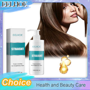 EELHOE | EELHOE Keratin Correction Straight Hair Cream Repair Damag Hair Improve Hair Quality Soften Hair Prevent Dry Frizzy Hair Care