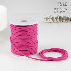 Korean Velvet Handmade DIY Braided Hair Leather Rope Suede Belt Silk Ribbons Colored Ribbons Flower Packaging Material Bouquet Ribbon Ribbon