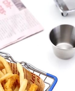 24pcs/set Stainless Steel Seasoning Sauce Dish/Sauce Dipping Bowl Reusable