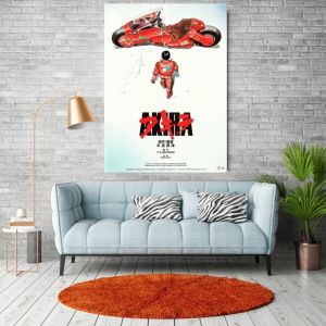 Anime Akira Retro DIY Sticky Canvas Poster Vintage Room Bar Cafe Decor Home DIY Art for Room Home Bar Cafe Decor Wall Poster