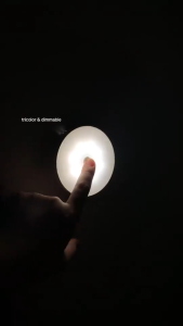 Push Lamp Night Light Stick Tap USB Rechargeable Stick-on Push Light Wireless Cabinet Counter LED