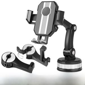 Car Mounted Phone Holder Suction Cup Type Dashboard Fixed Navigation Support Clip Anti-shake Driver New Model Car Accessories