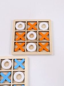 เกมทิกแทคโท Tic Tac Toe เกมส์เอ็กซ์โอ XO เกมเสริมพัฒนาการ พัฒนาการคิดเชิงตรรกะ การฝึกสมอง บอร์ดเกม เกมกระดานไม้