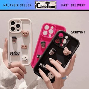 HONOR X5b X6 X6a X6b X7 X7a X7b X7c X7d X8 X8a X8b X8c X9 X9a X9b X9c 70 90 200 400 Pro Lite Smart 4G 5G candy colour milk bear solid silicon soft case