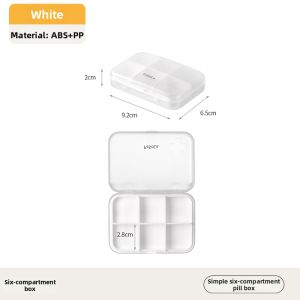 Travel Friendly Compact Pill Box Mini