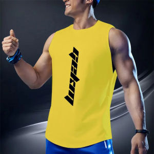 Mens Vest Summer Sports Pool Top  Fashion Quick Dry Basketball Fitness Sport O-Collar Seal American Training Shirt Sleeveless