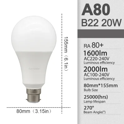 2Pack No Flicker LED Bulb Lamp B22 AC 220V 110V No Flicker 3W 8W 9W 12W 18W 24W Warm Lighting for Home Derection Lamparas Leds