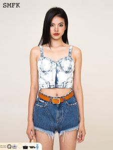 SMFK | Surreal Ink Fitted Reversible Waist-Cinching Vest