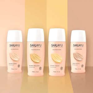 Sariayu Foundation 35 ml Melembabkan dan Menyegarkan - Cocok untuk Semua Tipe Kulit