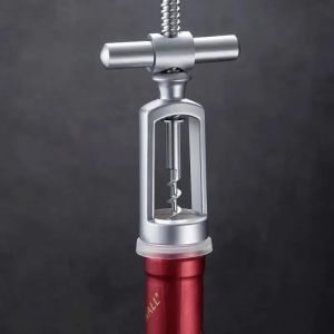 Portable Metal Red Wine Opener Zinc Alloy Corkscrew Cork Puller Remover Champagne Opener Wine Opener Kitchen Tools