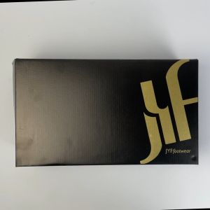 JYF - Bright Black Sepatu Slip On Pantofel Formal Pria Kulit Kerja Resmi Kuliah Kondangan