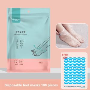 MONLEYTA | Disposable Foot Mask Cover Gloves Plastic Bag Foot Protection Against Cracking Freshness Preservation Hand Foot Cover Set