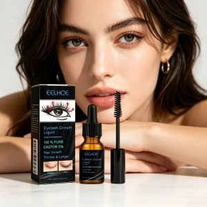 EELHOE | Eyelash Growth Serum Fluffy Longer And Thicker Moisturizing Curly Makeup Product Natural Ingredients Hair Growth Eyelash Liquids