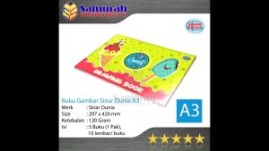 Buku Gambar Sidu A3 / Drawing Book Sinar Dunia A3 / Buku Gambar Anak A3 TK SD SMP SMA / Buku Sketsa - Lazada