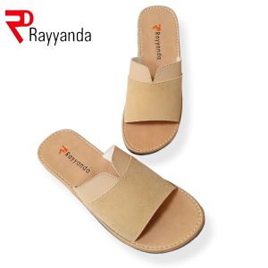 Sandal Wanita Kekinian Sandal Slop Wanita Flat Sol Kret Anti Slip Evelin Sandal Rayyanda