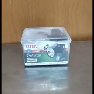 Luby Senter Kepala 7 Watt L-2871 LED Putih & Kuning Original