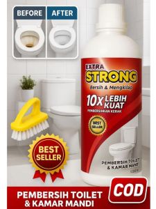 EXTRA STRONG PEMBERSIH KERAK KAMAR MANDI 1000 ML Merah