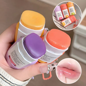 จี้พวงกุญแจลิปบาล์มความจุขนาดใหญ่ Gege Bear ดูแลริมฝีปากให้ความชุ่มชื้น เหมาะเป็นฐานลิปสติกและอุปกรณ์เสริม