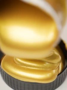 Meizhiyan DIY สีทองอะคริลิค 24K สีทองทาพระ สีสเปรย์สีทองสีทาวัด โบสถ์ สีทางาน แห้งเร็ว กันน้ำ