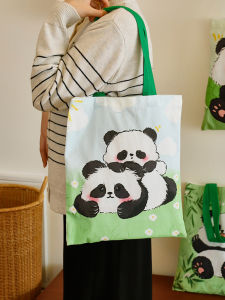 Túi Vải Canvas Dễ Thương Có Dung Tích Lớn Túi Vải Canvas Học Sinh Hoạt Hình Túi Vải Canvas Đựng Tài Liệu Túi Vải Canvas Đeo Vai Đơn Túi Vải Canvas Cầm Tay