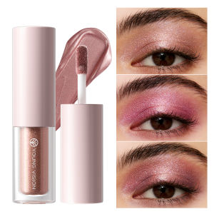 Pearly Metallic Waterproof Liquid Eyeshadow High Shine Long-Lasting Smudge-Proof Glitter Shimmer for Eyelids Beauty Highlighter