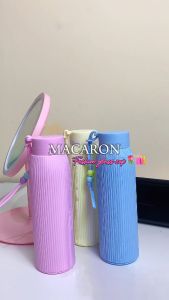 BOTOL MINUM KACA MACARON 400 ML Tumbler Minum Korea Aesthetic BPA Free