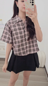 ORECCA - Xilla Top Atasan Wanita Lengan Pendek