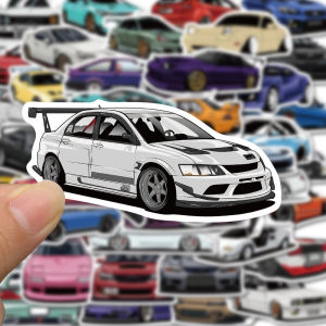 Waterproof JDM Car Culture Headlines D Anime Graffiti Stickers 100 Pcs Mobile Phone Decoration Scrapbooking Sticker Pages