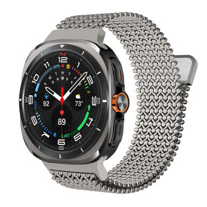 Luxury Wristband Metal Magnetic Bracelet for Samsung Galaxy Watch Ultra 47mm Stainless Steel Strap for GALAXY Ultra 2025 47mm