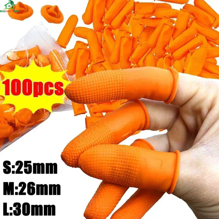 Disposable Latex Rubber Finger Cots Anti-static Fingertips