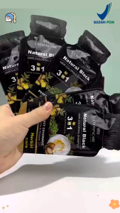 Bubble Hair Color Shampoo Herbal Permanent Tanpa Bleaching Bubble Plant Hair Dye Shampoo Hair Color Foam Cat Pewarna Rambut FA