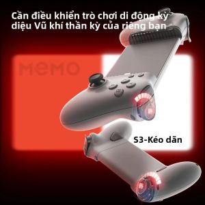 Tay Cầm Chơi Game Không Dây MEMO Bilateral Stretch Handle S3 Cho Điện Thoại Di Động & Máy Tính Bảng Kết Nối Kép Không Dây Type-C Với Nút Bấm Hall-Linear