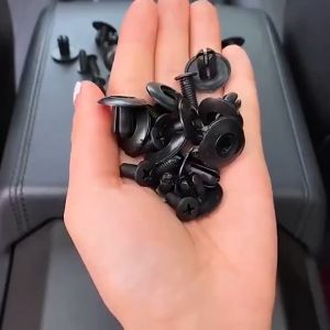 Emika Choice 6 Sizes 100pcs Clip Trim Kit Car Push Pin Rivet Bumper Door Panel Retainer Assortment