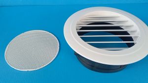 ฝาปิดตะแกรงระบายอากาศ สำหรับท่อลม ขนาด 4นิ้ว6นิ้วสำหรับห้องน้ำและสุขา สีเทา