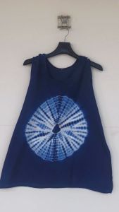 เสื้อแขนกุด เสื้อกล้ามผู้หญิง เสื้อกล้ามมัดย้อม งาน Handmade จากลำพูน เนื้อผ้านุ่มลื่น บางเบา ใส่สบาย เสื้อกล้ามแขนกุด เสื้อกล้ามแขนกุดผู้หญิง - Lazada