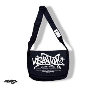 Crossbody Bag Pria Tas Selempang Hitam Premium tagging lifestyle