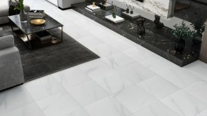 3D Marble Vinyl Floor Sticker 30x30 Cm Self Adhesive Tiles Flooring With Waterproof PVC Modern Style