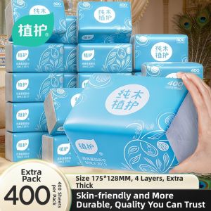 Botare | Household Use Large Pack Cheap Bulk Tissue 400 Sheets