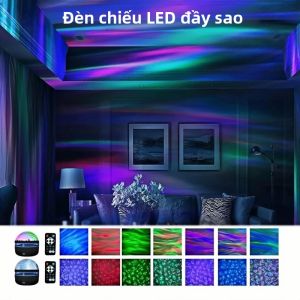 Đèn Chiếu Bầu Trời Đầy Sao Mini LED Có Điều Khiển Từ Xa Cho Phòng Ngủ Trang Trí Nhà Tiệc Giáng Sinh Hiệu Ứng Ánh Sáng Không Khí Vũ Trường