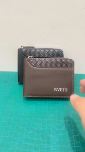 Dompet Koin Resleting Pendek Pria Model Baru 2025 Klip Uang Kecil Dompet Kulit Wanita Tempat Kartu Remaja Tren Pelajar