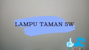 Lampu Taman 7watt dan 5 Watt 220V LED Garden Outdoor 7W Tempel Tancap Spotlight