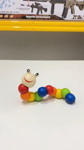 [KST] 3D Ulat Kayu Melar | Mainan Ulat Lucu Warna Warni | Mainan Edukasi Anak Laki Laki Perempuan