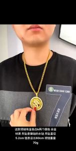 Kalung Dolar Emas & Perak: Gaya Hip-Hop Rapper Perhiasan