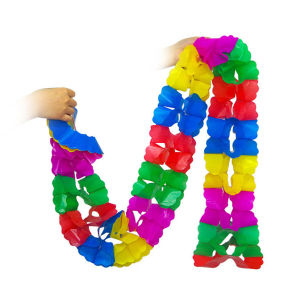 B.F. Rainbow Compression Flower Garland: Fun Game Gifts & Decor for Birthday Parties, Festivals, Christmas & New Year Celebrations