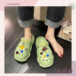 Wulove สินค้าเข้าใหม่ 🆕🚨 รองเท้าแตะสำหรับสุภาพสตรีรองเท้าแตะหัวโตสำหรับผู้หญิงรองเท้าแฟชั่น รองเท้าแตะหัวโตแฟชั่นสไตล์เกาหลี มาพร้อมก