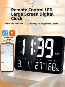 RONGCE | Smart Digital Alarm Clock with Temperature and Humidity Display