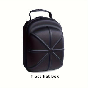 Portable Outdoor Travel Hat Carrier Case Caps Storage Hard Shell Hat Protective Box Hat Travel Case Baseball Cap Carrying Bag