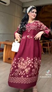 DRESS KEKINIAN TERBARU 2024 BUSUI JUMBO LENGAN 3/4 // DRESS BUSUI WANITA LD 120 // DRESS RUMAHAN // BAJU SANTAI // DRESS CIBI MURAH MOTIF TERBARU // PUTA YUVAS