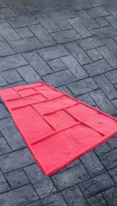 (พร้อมส่ง)แบบพิมพ์ลายคอนกรีต แม่พิมพ์ลายเส้นทางเดินสวน